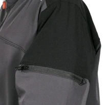 Liquidación total - Chaqueta de trabajo Multibolsillos Stretch Cofra Javre V590-0-02 número 52 color antracita negro