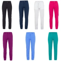 Liquidación total - Pantalón de trabajo Chris Multibolsillos Giblor's 23P03P336 Talla L color blanco