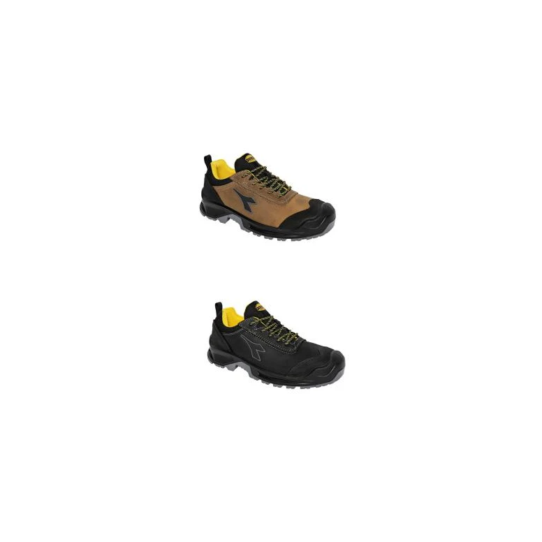 Liquidación total - Zapatos de seguridad Diadora CLASSIC LOW S3S FO SC LG SR 701.181023 Número 45 color marrón