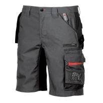 Liquidación total - Bermuda de trabajo Multibolsillos U-Power Start SY003BC número 58 color negro carbón