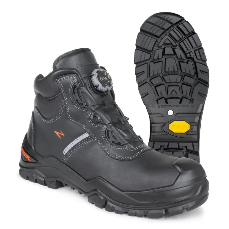 Liquidación total - Zapatos de seguridad Pezzol Azul con cierre BOA S3 CI HI HRO SRC 203BV-04 Número 44