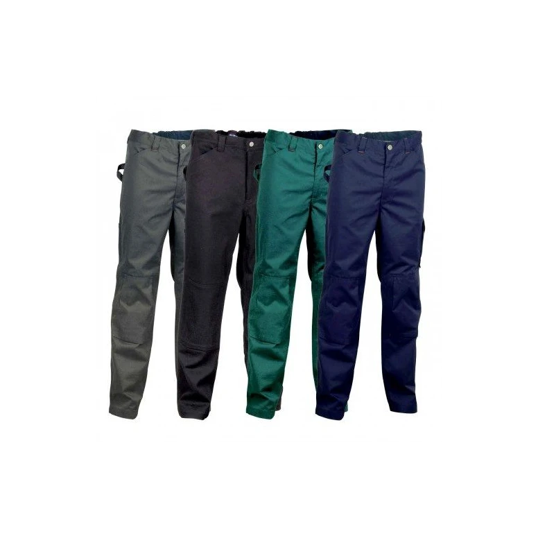 Liquidación total - Pantalón de trabajo Multibolsillos Cofra Rabat V181-0-02A Talla M color Verde
