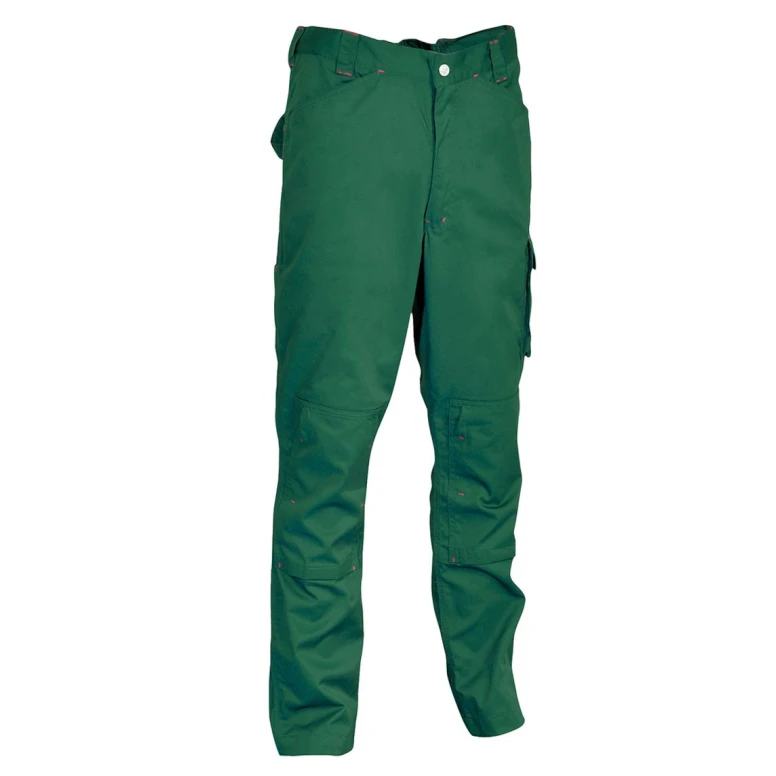 Liquidación total - Pantalón de trabajo Multibolsillos Cofra Rabat V181-0-02A Talla M color Verde
