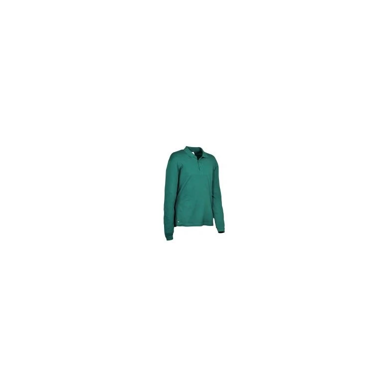 Liquidación total - Polo de trabajo Cofra Wimbledon 100% algodón Piquet V218-0-02 Talla M color Verde