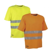 Liquidación total - Camiseta de trabajo Alta visibilidad Cofra View V118-0-00 Talla 2XL Color Naranja