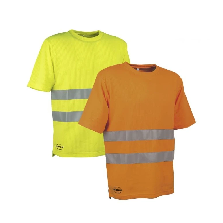 Liquidación total - Camiseta de trabajo Alta visibilidad Cofra View V118-0-00 Talla 2XL Color Naranja