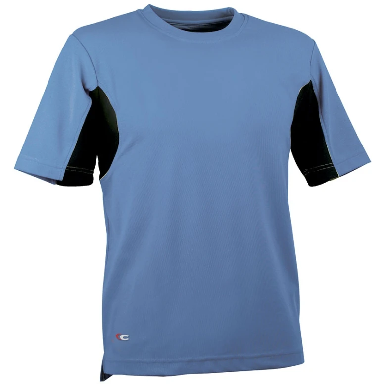 Liquidación total - Camiseta de trabajo Cofra Caribbean 100% poliéster V085-0-00A Talla M color barro negro