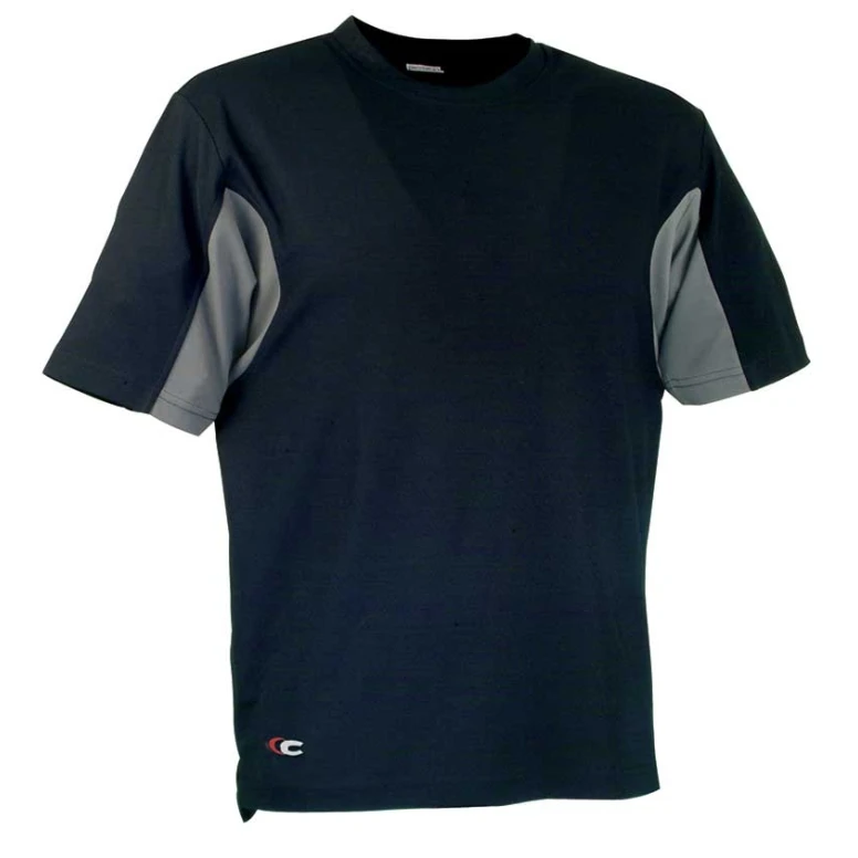 Liquidación total - Camiseta de trabajo Cofra Caribbean 100% poliéster V085-0-00A Talla L color barro negro