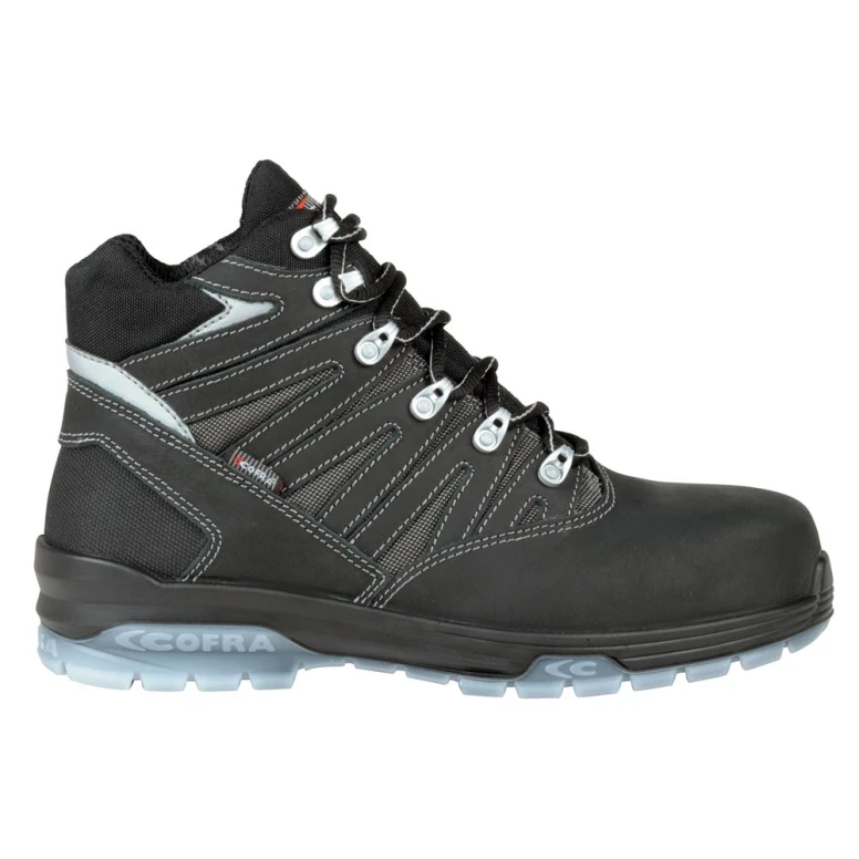 Liquidación total - Zapatos de seguridad Cofra Rock Black S3 WR SRC 20730-000 Número 42