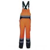 Liquidación total - Peto Peto de trabajo Alta visibilidad Multibolsillos Cofra Tuttle V294-0-02 Talla 2XL Color Naranja Marino 2