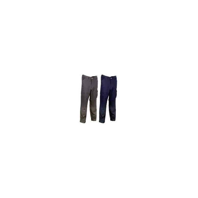 Liquidación total - Pantalón de trabajo Stretch Elásticos Multibolsillos Cofra Newcastle V222-0-02 Talla M Color Azul Marino