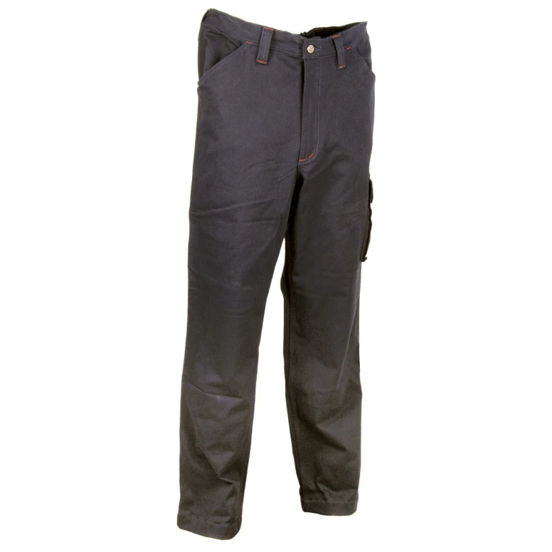 Liquidación total - Pantalón de trabajo Stretch Elásticos Multibolsillos Cofra Newcastle V222-0-02 Talla M Color Azul Marino