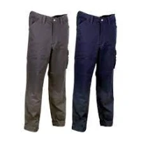 Liquidación total - Pantalón de trabajo Stretch Elásticos Multibolsillos Cofra Newcastle V222-0-02 Talla 2XL Color Azul Marino