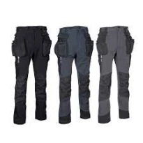 Liquidación total - Pantalón de trabajo Multibolsillos Stretch Cofra Laxbo V591-0-02 número 46 Color Antracita Negro