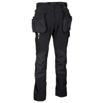 Liquidación total - Pantalón de trabajo Multibolsillos Stretch Cofra Laxbo V591-0-02 número 46 Color Antracita Negro