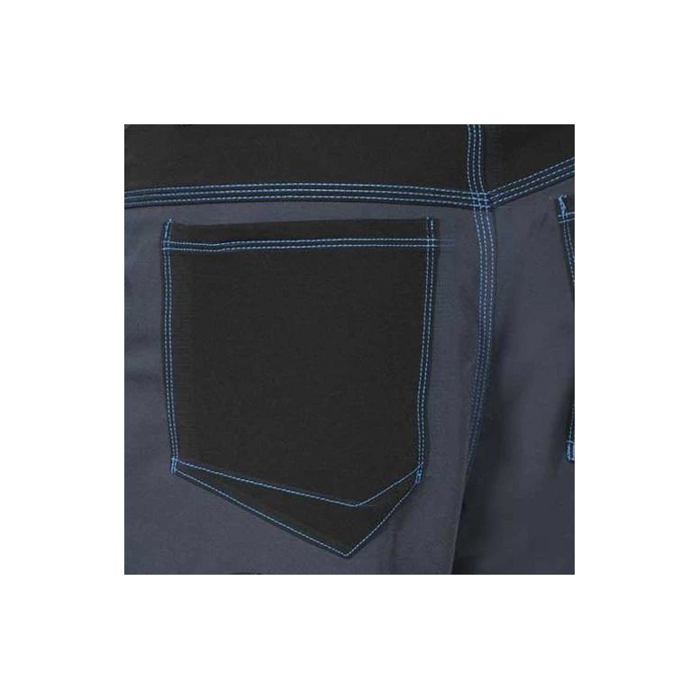 Liquidación total - Pantalón de trabajo Multibolsillos Stretch Cofra Laxbo V591-0-02 número 46 Color Antracita Negro