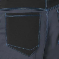 Liquidación total - Pantalón de trabajo Multibolsillos Stretch Cofra Laxbo V591-0-02 número 46 Color Antracita Negro
