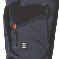 Liquidación total - Pantalón de trabajo Multibolsillos Stretch Cofra Laxbo V591-0-02 número 46 Color Antracita Negro