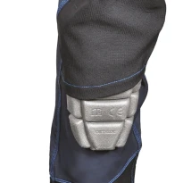 Liquidación total - Pantalón de trabajo Multibolsillos Stretch Cofra Laxbo V591-0-02 número 46 Color Antracita Negro
