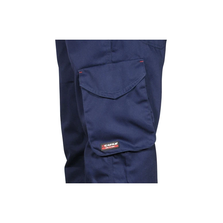 Liquidación total - Pantalón de trabajo Multibolsillos Cofra Pincers V069-0-02 número 44 color marino/negro