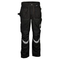 Liquidación total - Pantalón de trabajo Multibolsillos Cofra Eindhoven V174-0-02 Número 50 Color Barro Negro