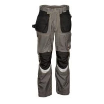 Liquidación total - Pantalón de trabajo Multibolsillos Cofra Eindhoven V174-0-02 Número 50 Color Barro Negro