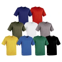 Liquidación total - 5 Piezas - Camiseta de trabajo Cofra Zanzibar 100% algodón V036-0-B0A Gris Talla L