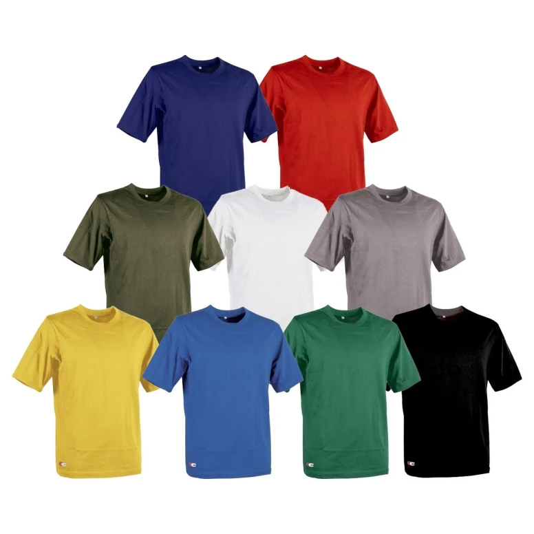 Liquidación total - 5 Piezas - Camiseta de trabajo Cofra Zanzibar 100% algodón V036-0-B0A Gris Talla L