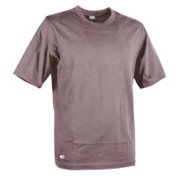 Liquidación total - 5 Piezas - Camiseta de trabajo Cofra Zanzibar 100% algodón V036-0-B0A Gris Talla L
