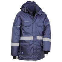 Liquidación total - Chaqueta Anti-frío de trabajo Multibolsillos Cofra Vahrn V162-0-02 Talla 3XL Marino