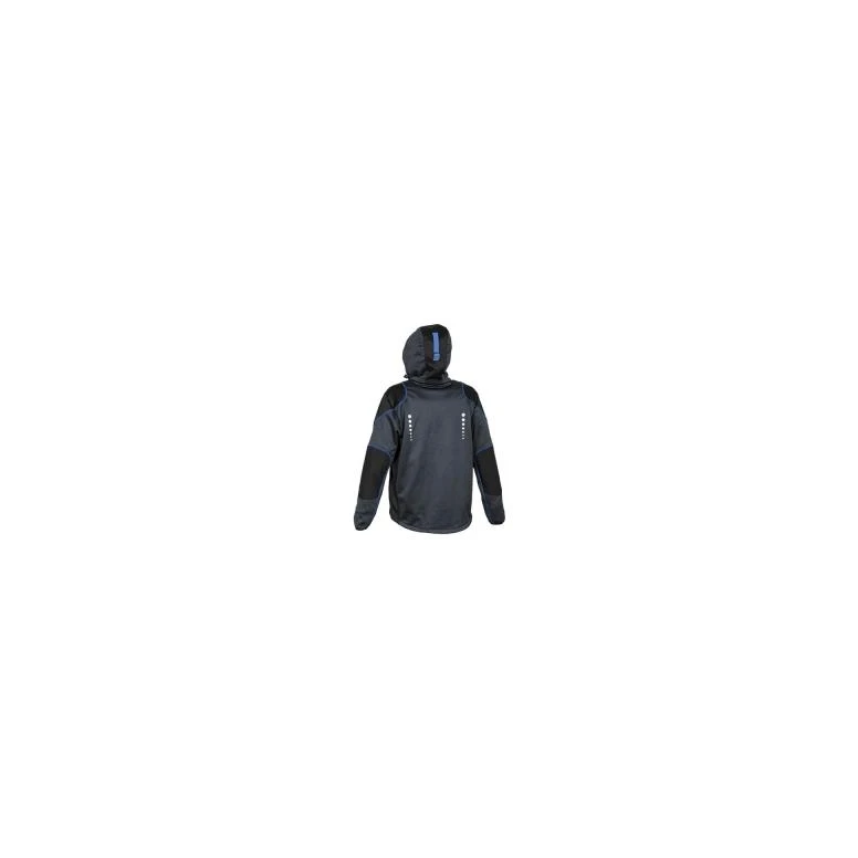Liquidación total - Chaqueta con capucha de trabajo Softshell Cofra Jacuzia V387-0-02 negro/rojo Talla M