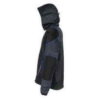Liquidación total - Chaqueta con capucha de trabajo Softshell Cofra Jacuzia V387-0-02 antracita/negro/naranja Talla m