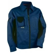 Liquidación total - Chaqueta de trabajo Multibolsillos Cofra Workman V007-0-00 barro/negro número 48