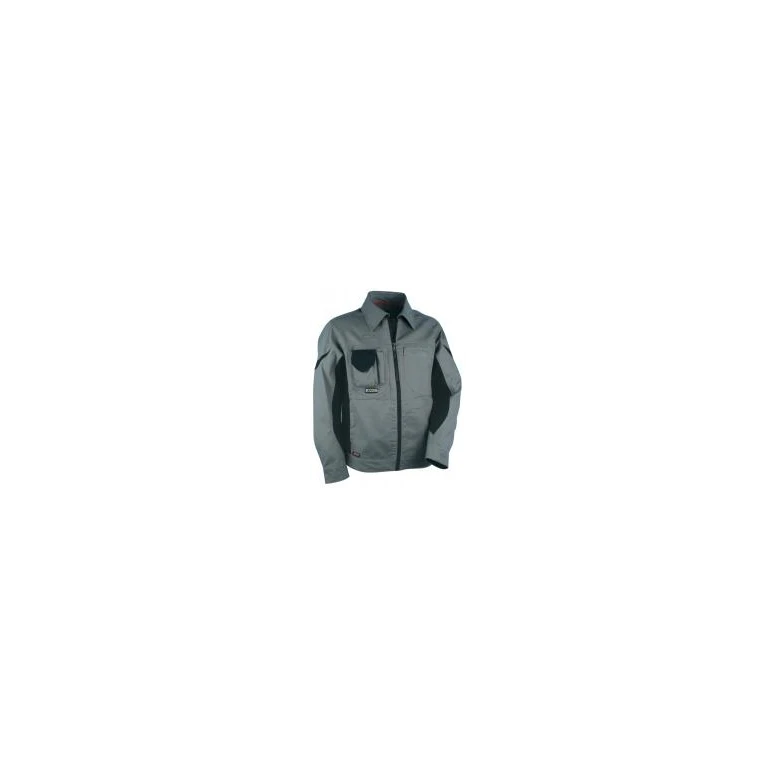 Liquidación total - Chaqueta de trabajo Multibolsillos Cofra Workman V007-0-00 barro/negro número 48