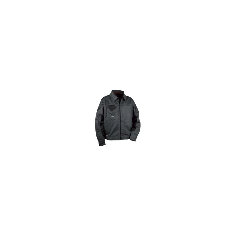 Liquidación total - Chaqueta de trabajo Multibolsillos Cofra Workman V007-0-00 barro/negro número 48