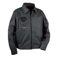 Liquidación total - Chaqueta de trabajo Multibolsillos Cofra Workman V007-0-00 barro/negro número 48