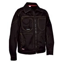 Liquidación total - Chaqueta de trabajo Multibolsillos Cofra Workman V007-0-00 barro/negro número 48
