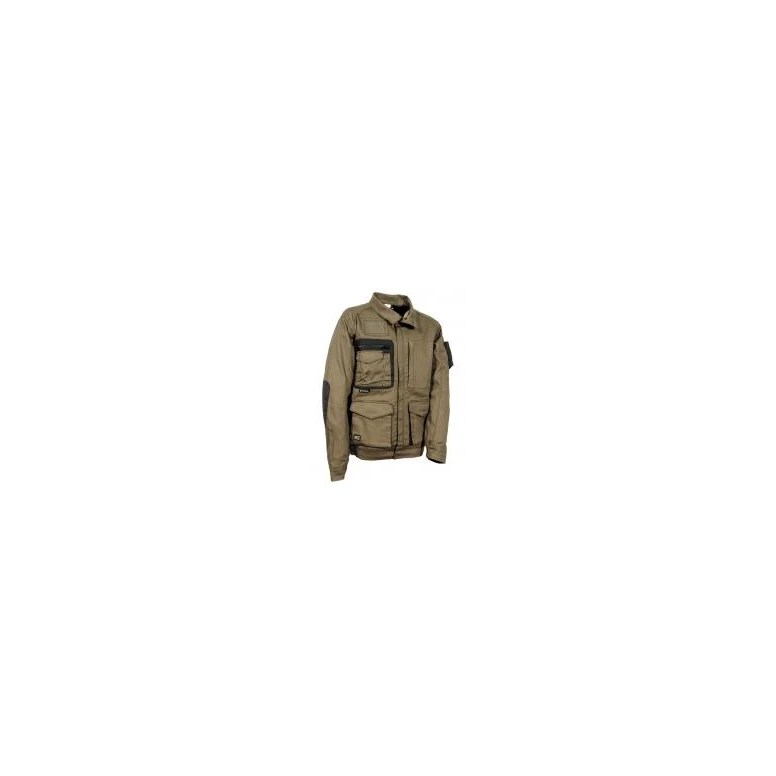 Liquidación total - Chaqueta de trabajo Stretch Elástica Multibolsillos Cofra Oberwart V560-0-00 número 52 Color Marino Negro