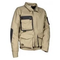 Liquidación total - Chaqueta de trabajo Stretch Elástica Multibolsillos Cofra Oberwart V560-0-00 número 52 Color Barro Negro