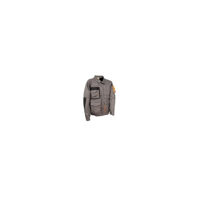Liquidación total - Chaqueta de trabajo Stretch Elástica Multibolsillos Cofra Oberwart V560-0-00 número 52 Color Barro Negro