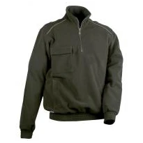 Liquidación total - Sudadera de forro polar de trabajo Cofra Tolone V132-0-02 Talla XL Color Barro