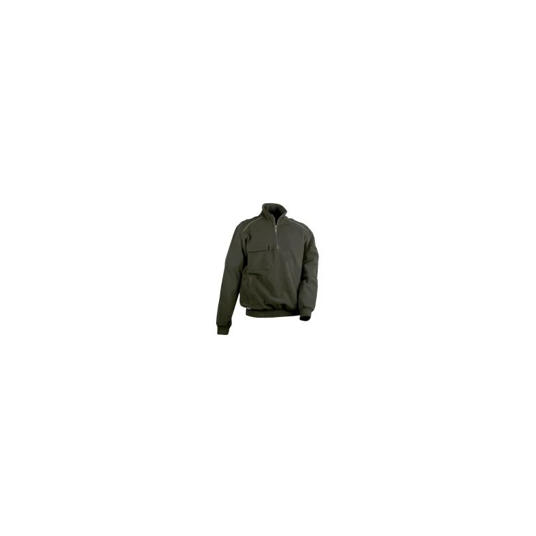 Liquidación total - Sudadera de forro polar de trabajo Cofra Tolone V132-0-02 Talla 4XL Color Barro