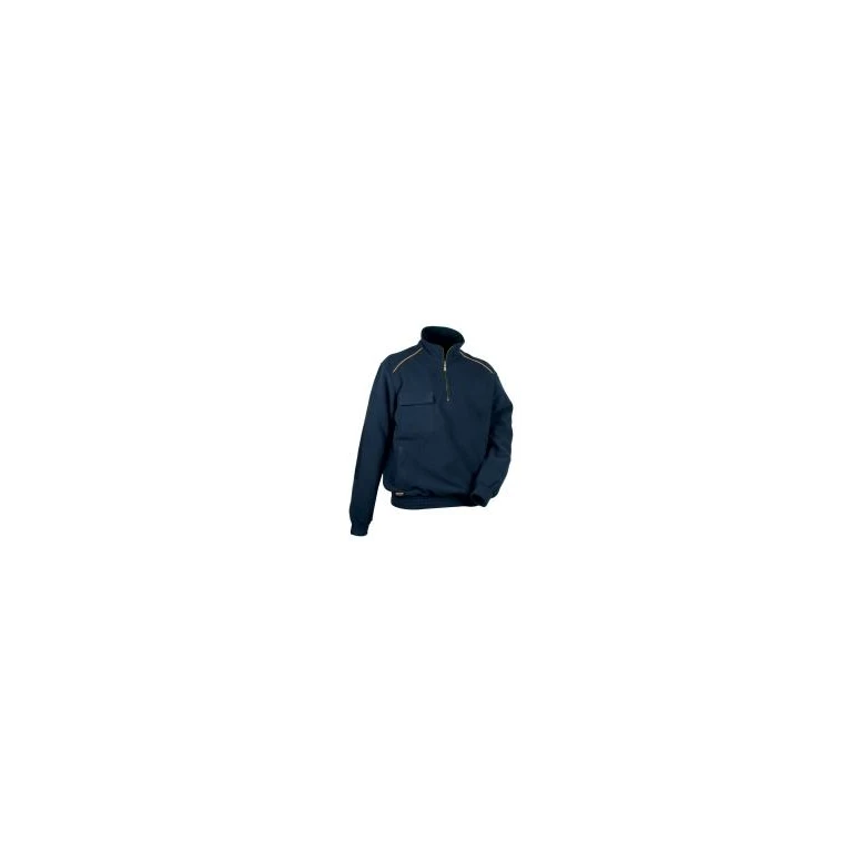 Liquidación total - Sudadera de forro polar de trabajo Cofra Tolone V132-0-02 Talla L Color Negro