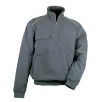 Liquidación total - Sudadera de forro polar de trabajo Cofra Tolone V132-0-02 Talla L Color Negro