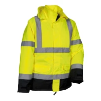 Liquidación total - Chaqueta de trabajo Alta visibilidad Cofra Namsos V543-0-02 Talla 2XL color Amarillo Marino 2