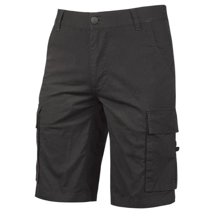 Liquidación total - Bermuda de trabajo Multibolsillos Elástico U-Power Summer EY132BC Talla L Grey iron