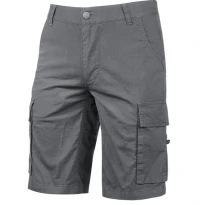 Liquidación total - Bermuda de trabajo Multibolsillos Elástico U-Power Summer EY132BC Talla XL Black carbon