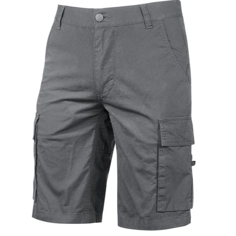 Liquidación total - Bermuda de trabajo Multibolsillos Elástico U-Power Summer EY132BC Talla XL Black carbon