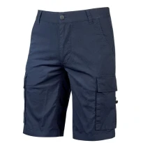 Liquidación total - Bermuda de trabajo Multibolsillos Elástico U-Power Summer EY132BC Talla XL Black carbon