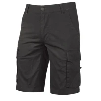 Liquidación total - Bermuda de trabajo Multibolsillos Elástico U-Power Summer EY132BC Talla XL Black carbon